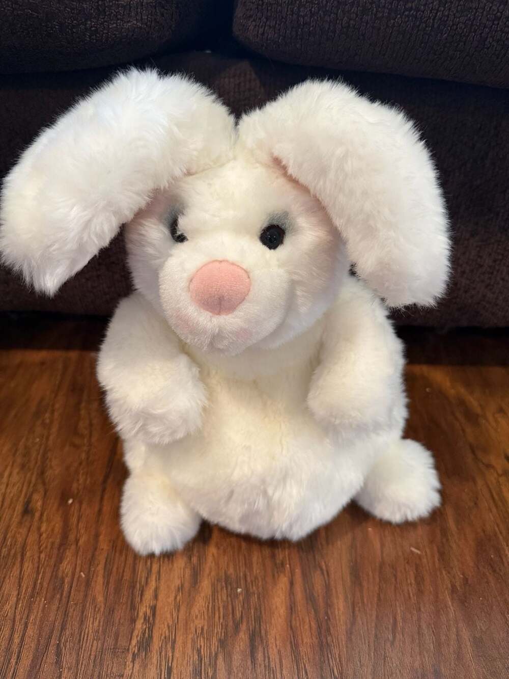 Gund White Rabbit Plush Bunny 14 Inch 1982 Stuffed Animal Toy Easter